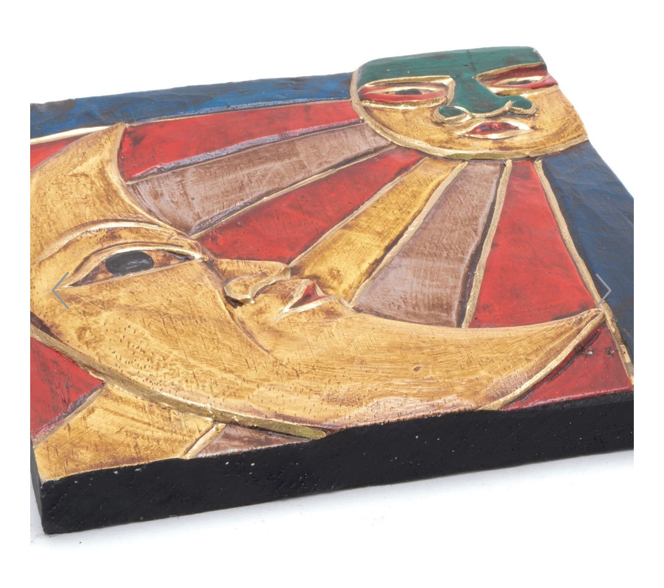 Sun and Moon Faces Plaque