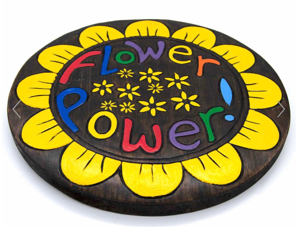 Flower Power Plaque