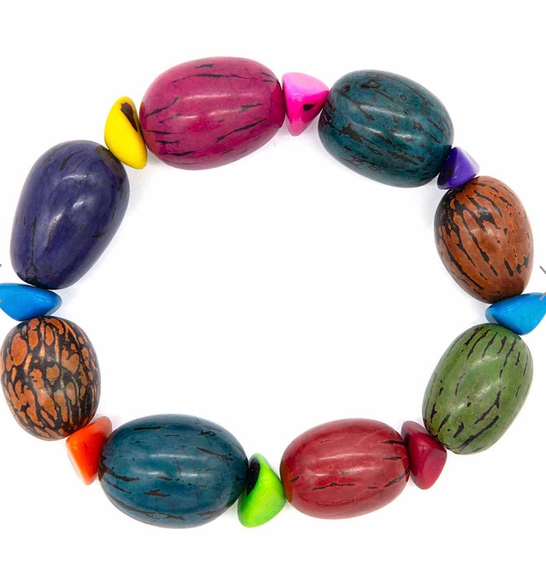 Tagua and Pona Bracelet